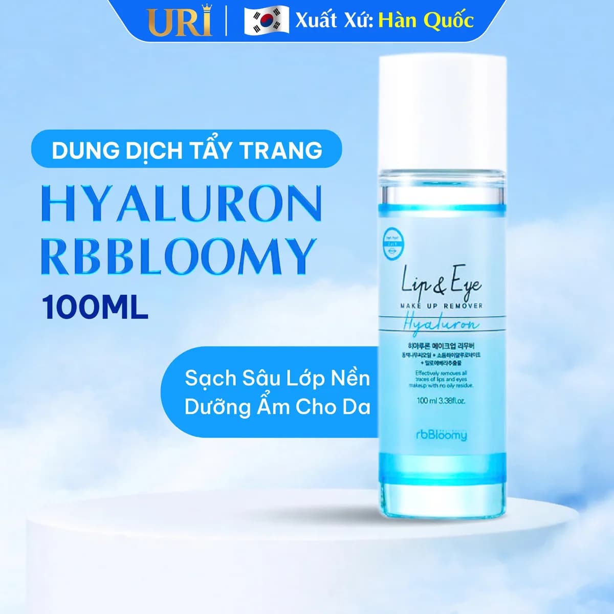 Dung Dịch Tẩy Trang Hyaluron rbBloomy